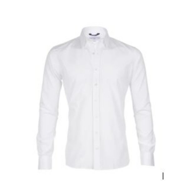 Teddy Strat Ford Other - Teddy Strat Ford Men´s Zip Fit Shirt in White Size 4 NWT